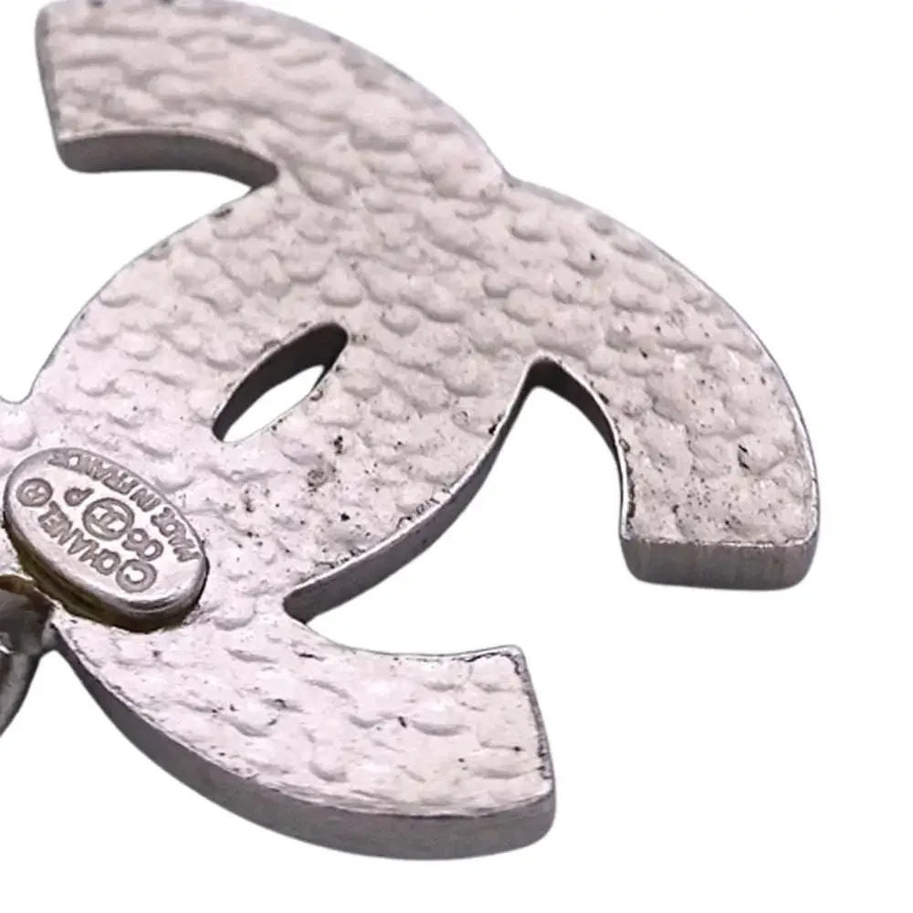 Chanel Cc Logo Pendant Necklace Metal #266404C93B
